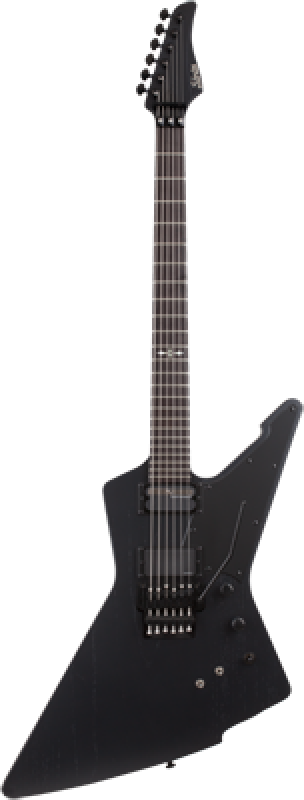 SCHECTER E-Gitarre, Signature Jake Pitts E-1 FR S, Satin Black Open Po