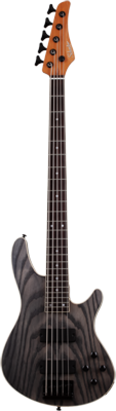 SCHECTER Bassgitarre, C-5 Standard, Charcoal Satin