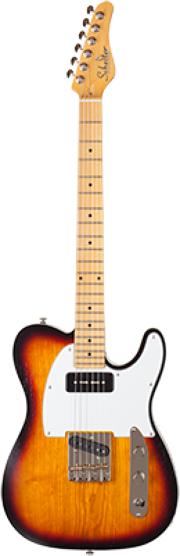 SCHECTER E-Gitarre, PT Special, 3-Tone Sunburst Pearl, Ahorn