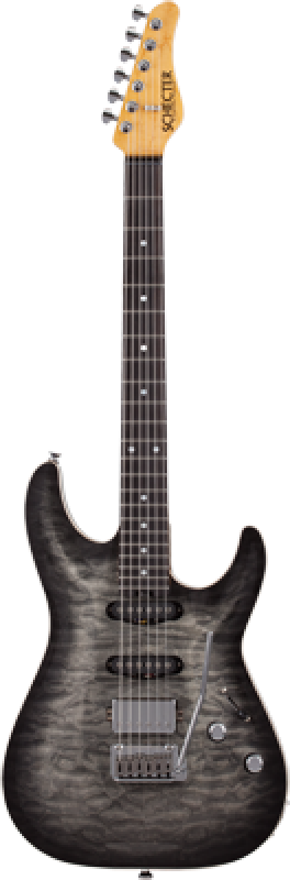 SCHECTER E-Gitarre, California Classic, Charcoal Burst