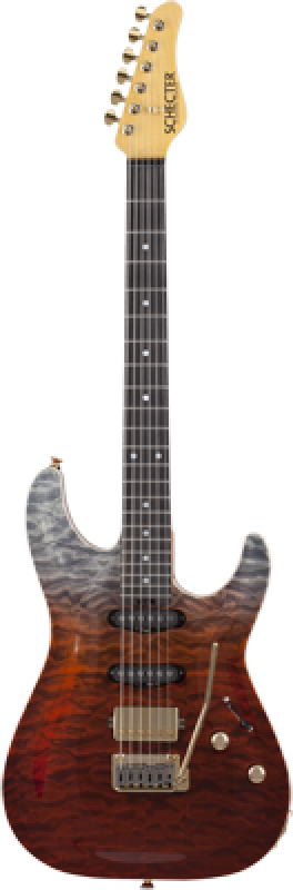 SCHECTER E-Gitarre, California Classic, Bengal Fade