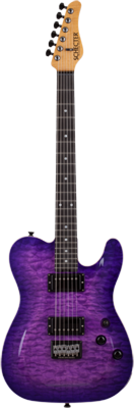 SCHECTER E-Gitarre, PT Classic, Purple Burst