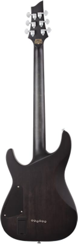 SCHECTER E-Gitarre, C-1 Platinum, See-Thru Black Satin