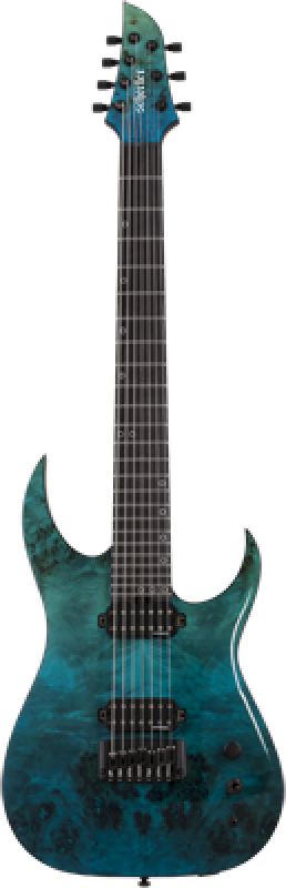 SCHECTER E-Gitarre, Signature Keith Merrow KM-7 MKIII Artist, Lagoon F