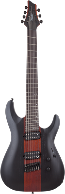 SCHECTER E-Gitarre, Signature, C-7 Rob Scallon, Dark Roast