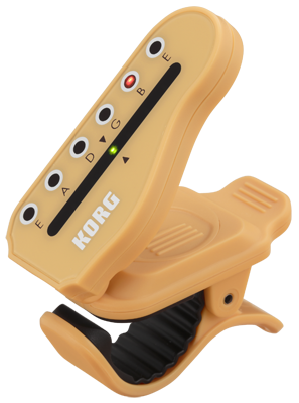 KORG Stimmgerät, E-Gitarre, Headtune G1, Clip-On, beige