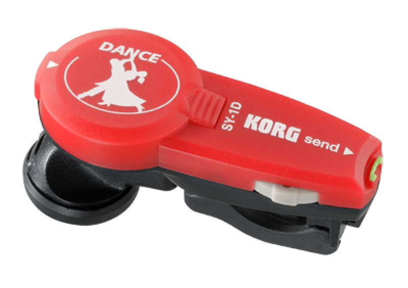 KORG Metronom, In-Ear, SY-1D, für Tänzer, rot