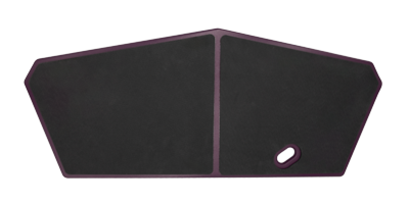 VIC FIRTH Practice Pad, Heavy Hitter, Quadropad mit Ring, small, HHPQS