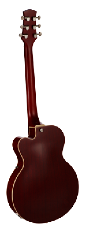 VOX E-Gitarre, halbakustisch, Giulietta, Transparent Red