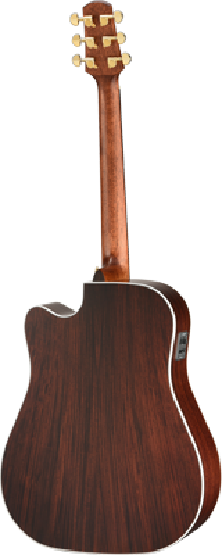 WALDEN Westerngitarre, Dreadnought Cut, Decke massiv, Satinlack, EQ, T