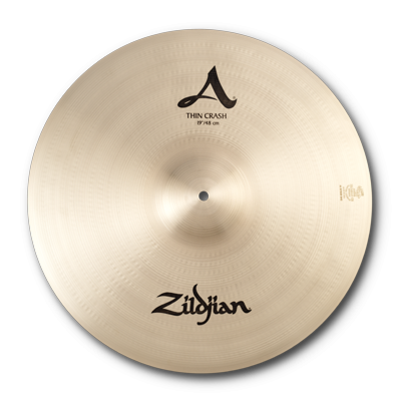 ZILDJIAN Crash, A Zildjian, 19", Thin Crash, traditional