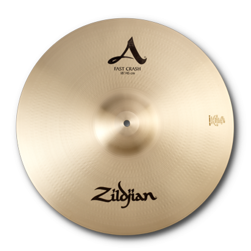 ZILDJIAN Crash, A Zildjian, 18", Fast Crash, traditional