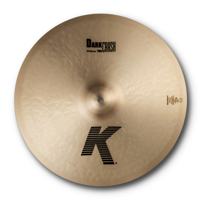 ZILDJIAN Crash, K Zildjian, 16", Dark Thin Crash, traditional