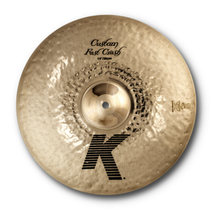 ZILDJIAN Crash, K Custom, 14", Fast Crash, brilliant