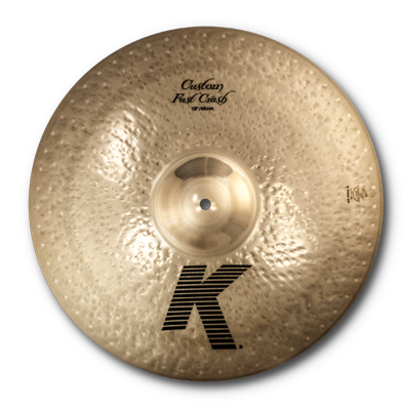 ZILDJIAN Crash, K Custom, 18", Fast Crash, brilliant