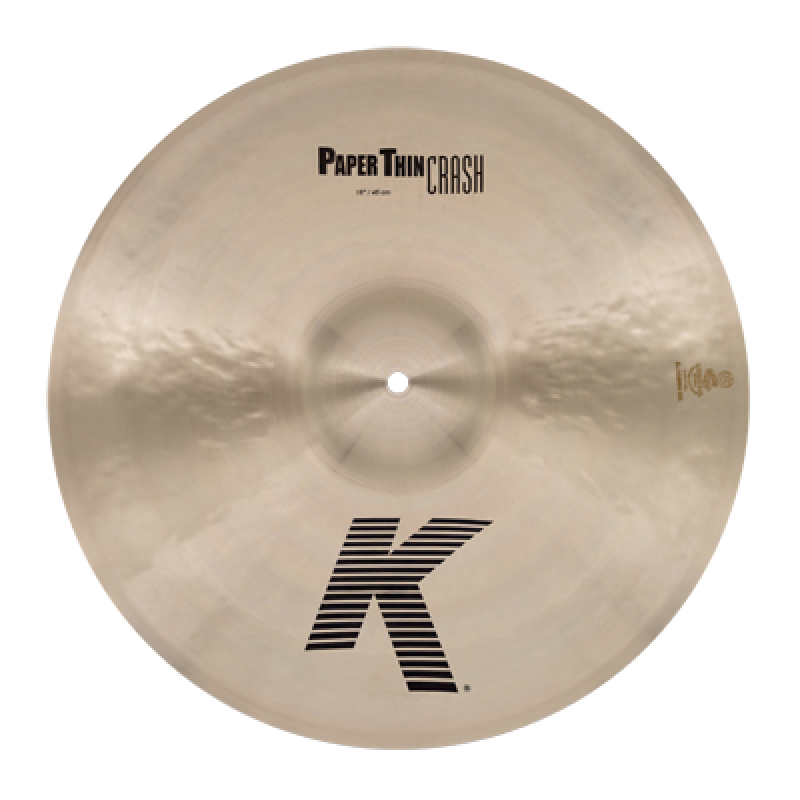 ZILDJIAN Crash, K Zildjian, 18", Paper Thin Crash, traditional