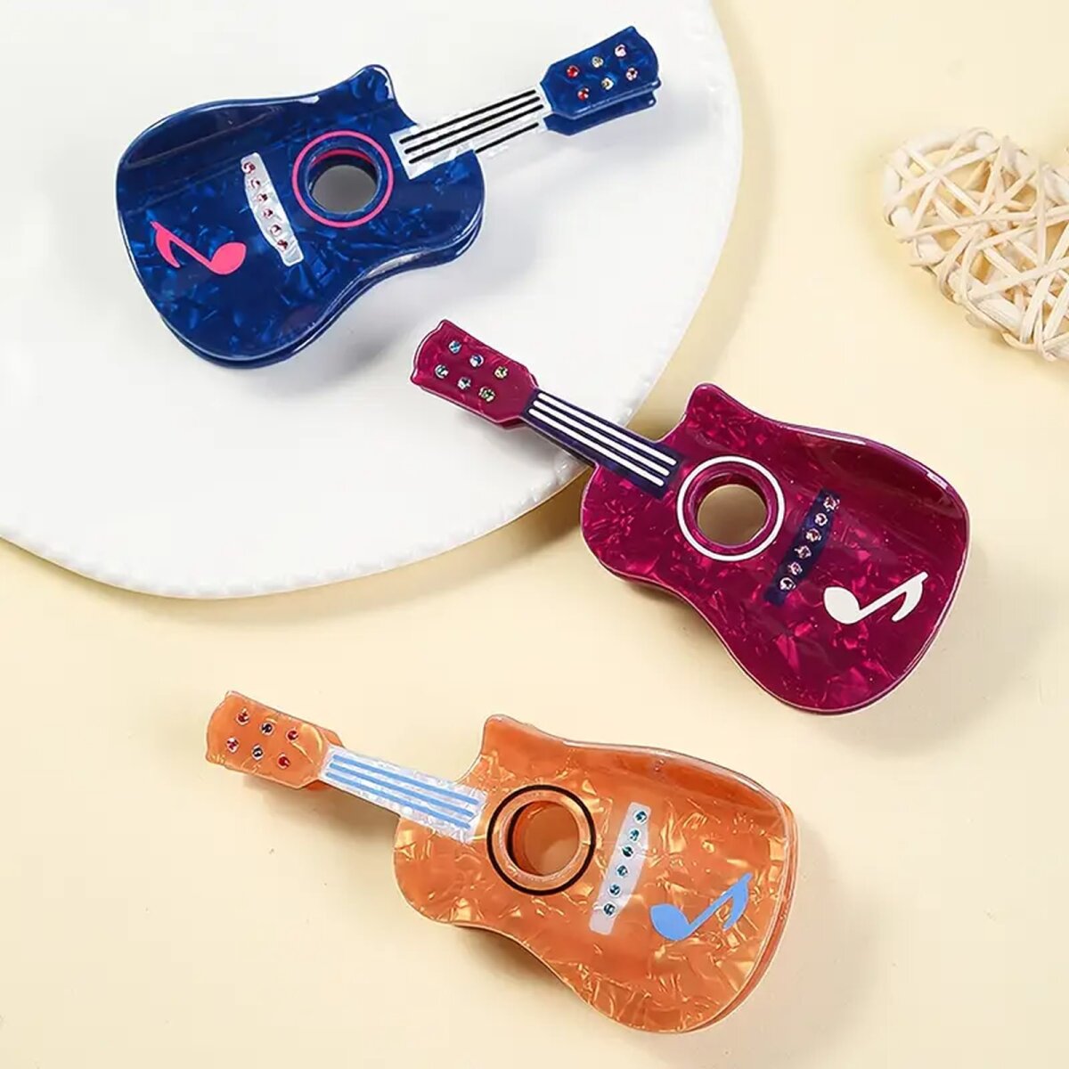 ROCK-HUS Haarspange Gitarre