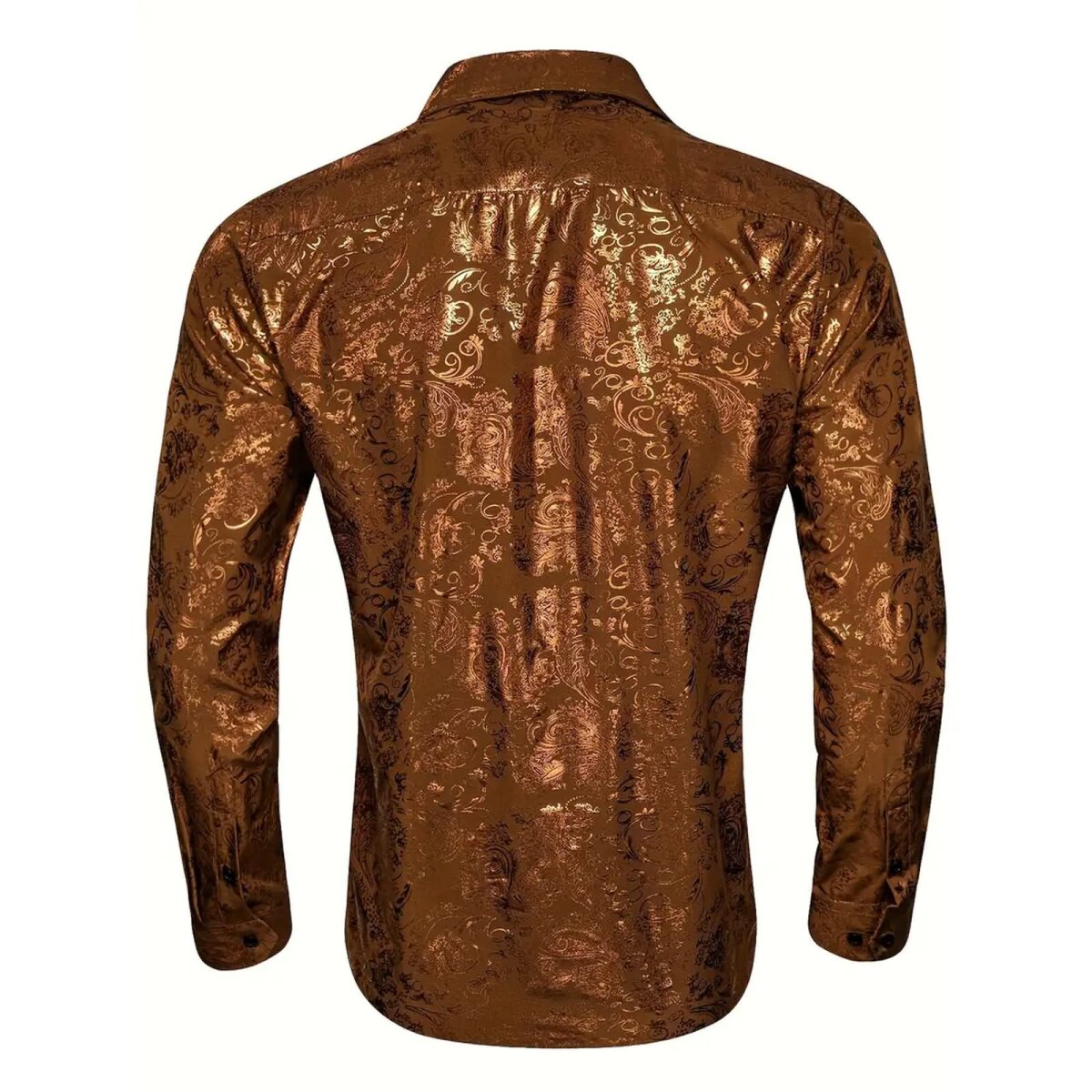 ROCK-HUS Hemd Kupfer-Messing Brokat-Art