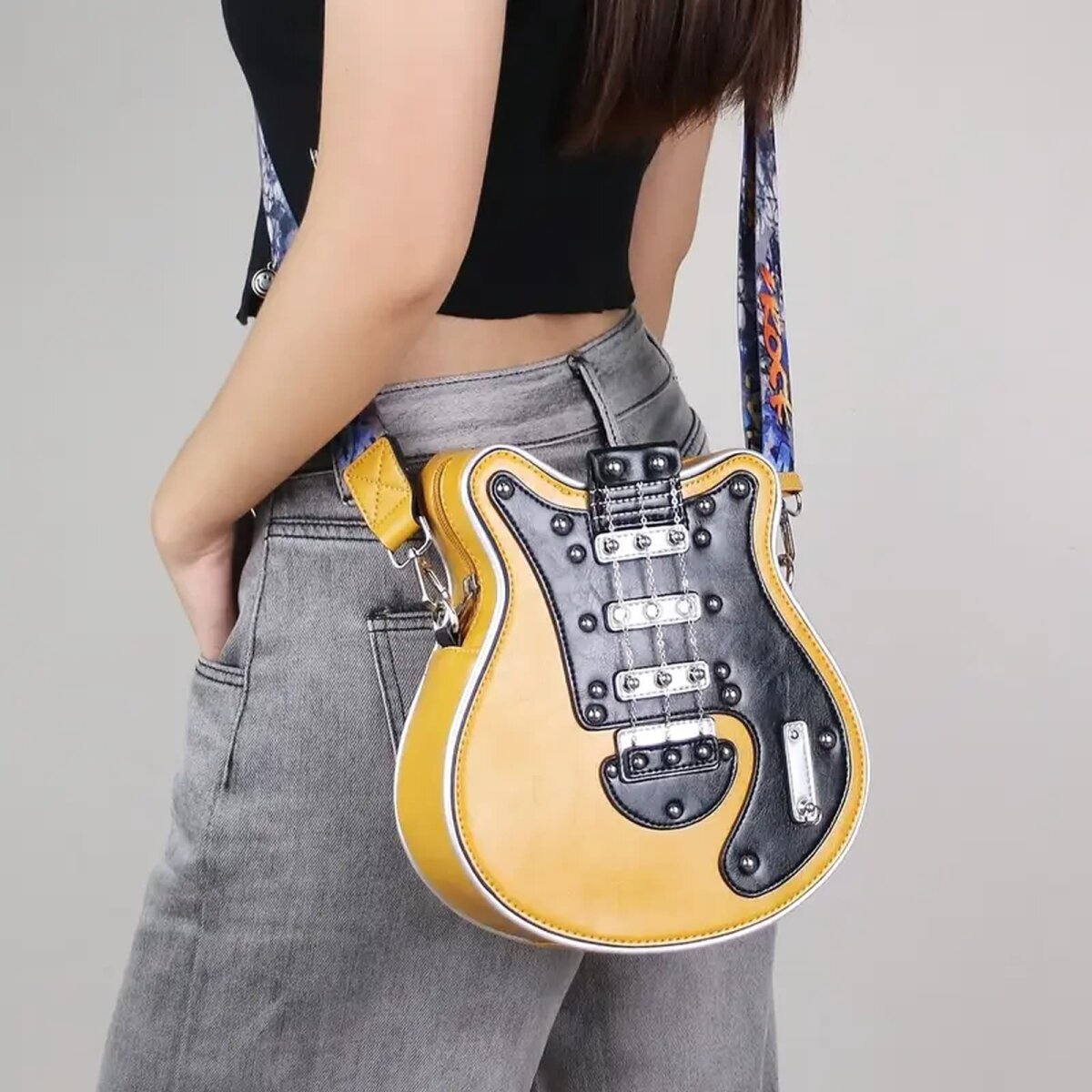 ROCK-HUS Gitarrentasche Mittelgroß