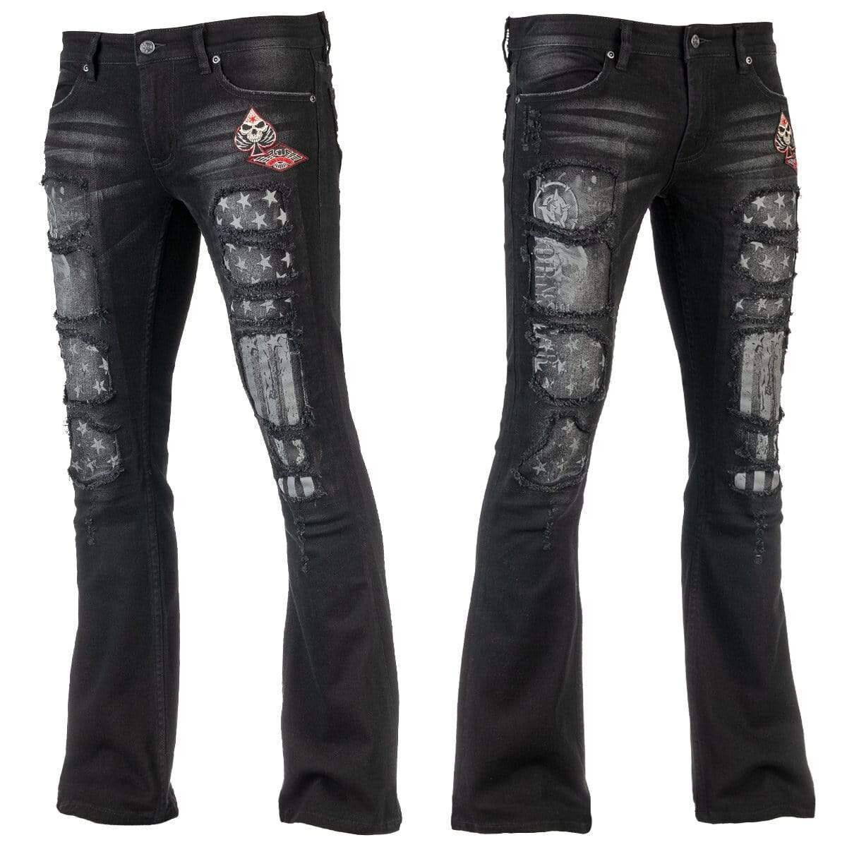 WORNSTAR Unisex All Access Collection Riven Jeans Schwarz Limited Release 27