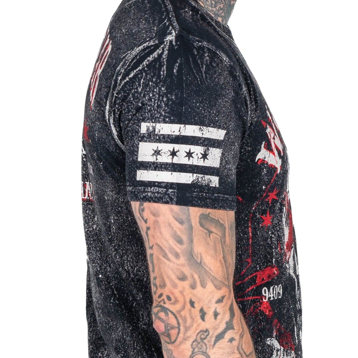 WORNSTAR Herren Artist Asylum Collection Death Mechanic Tee T-Shirt grau