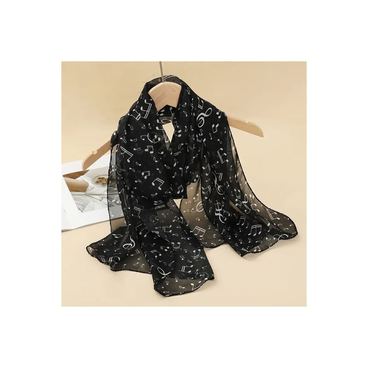 ROCK-HUS leichter Chiffon Schal