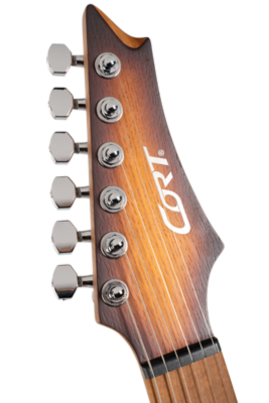 CORT E-Gitarre, X-700 Triality, Open Pore Vintage Burst, Tasche