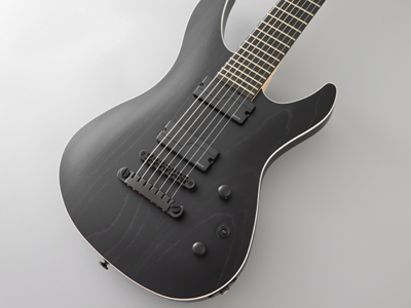 FGN E-Gitarre, J-Standard Mythic, 7-Saiter, Open Pore Black, Softcase