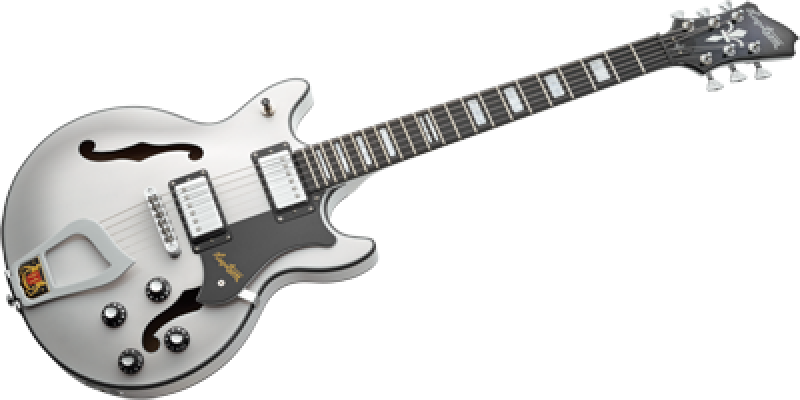 HAGSTROM E-Gitarre, Alvar, Swedish Frost Gloss