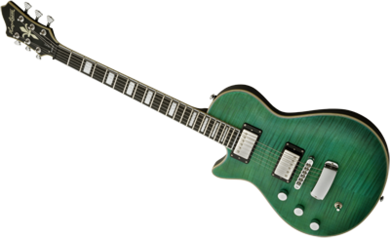 HAGSTROM E-Gitarre, Ultra Max, Fall Sky Satin, Linkshänder