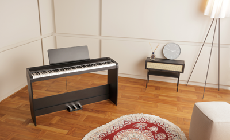 KORG Digitalpiano, B2+&Stand, USB-C, schwarz