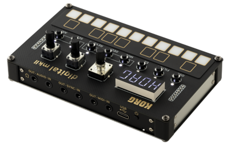 KORG Synthesizer, NTS-1 mkII, digital, monophon, Bausatz, Multi Engine