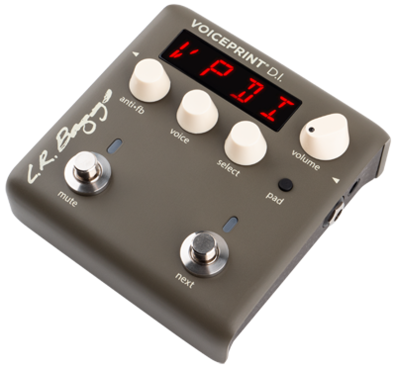 L.R.BAGGS Preamp, VOICEPRINT DI, DI-Pedal, mit Voiceprint Technologie
