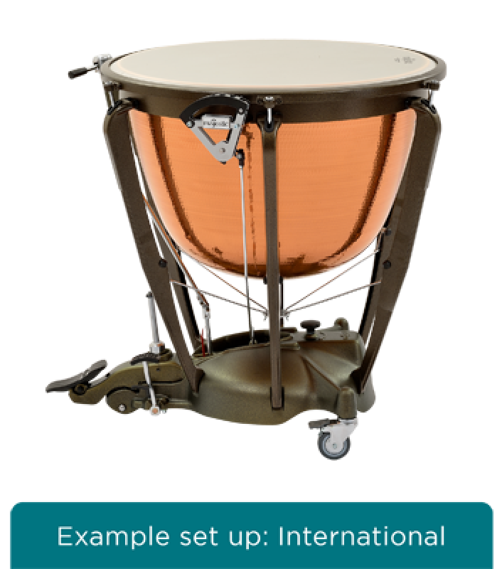 MAJESTIC Pauke, Symphonic Grand Series, 26", Kupfer, gehämmert, tiefge