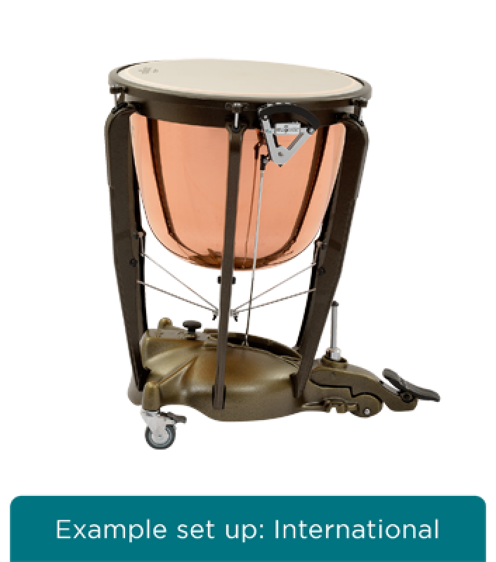 MAJESTIC Pauke, Symphonic Grand Series, 20", Kupfer, poliert, tiefgez.