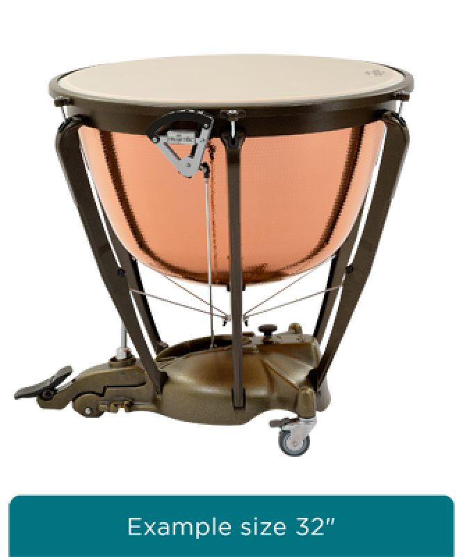 MAJESTIC Pauke, Symphonic Grand Series, 29", Kupfer, gehämmert, tiefge