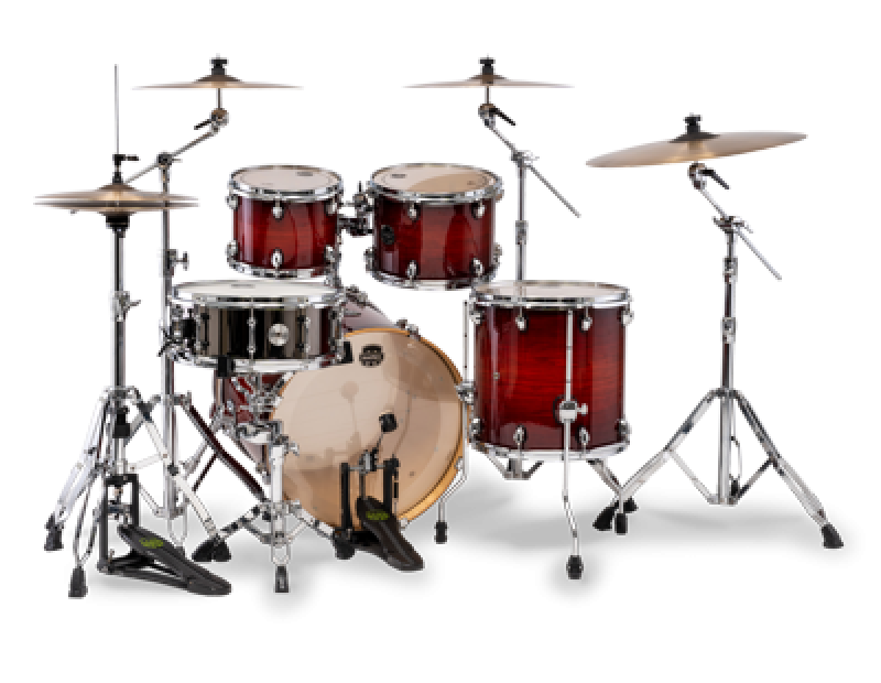 MAPEX Shellset, Armory, Fusion, mit Rosette, Red Onyx Burst #NR