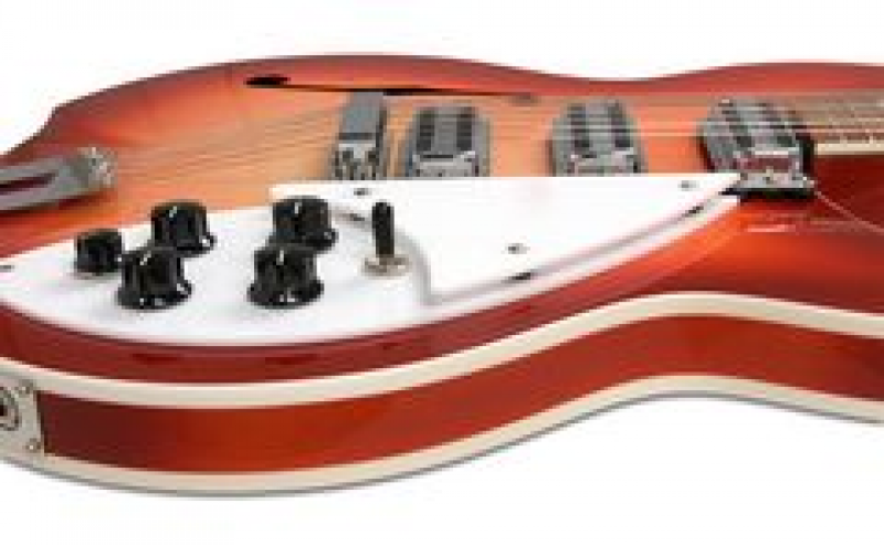 RICKENBACKER E-Gitarre, 1993+, Fireglo, 12-Saiter, Koffer