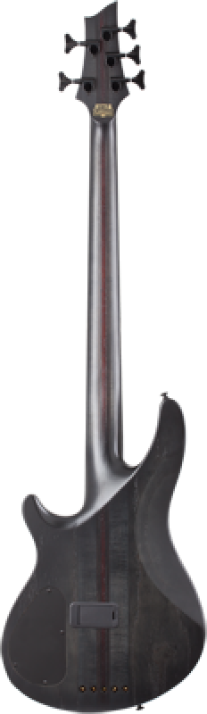 SCHECTER Bassgitarre, SLS Elite 5 Evil Twin, Satin Black