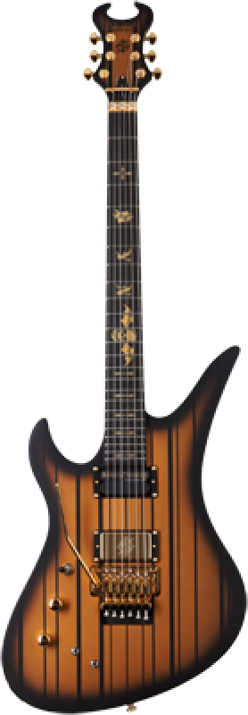 SCHECTER E-Gitarre, Signature Synyster Custom FR S, Satin Gold Burst,L