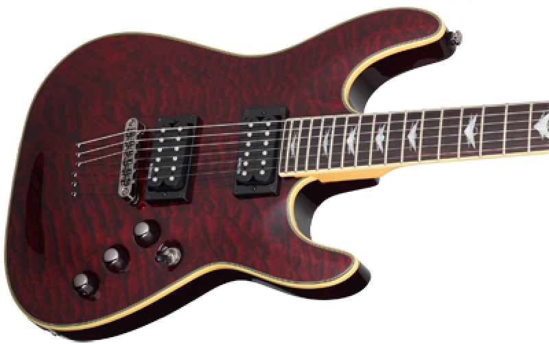 SCHECTER E-Gitarre, Omen Extreme 6, Black Cherry