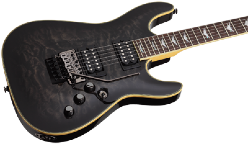 SCHECTER E-Gitarre, Omen Extreme 6 FR, See-Thru Black