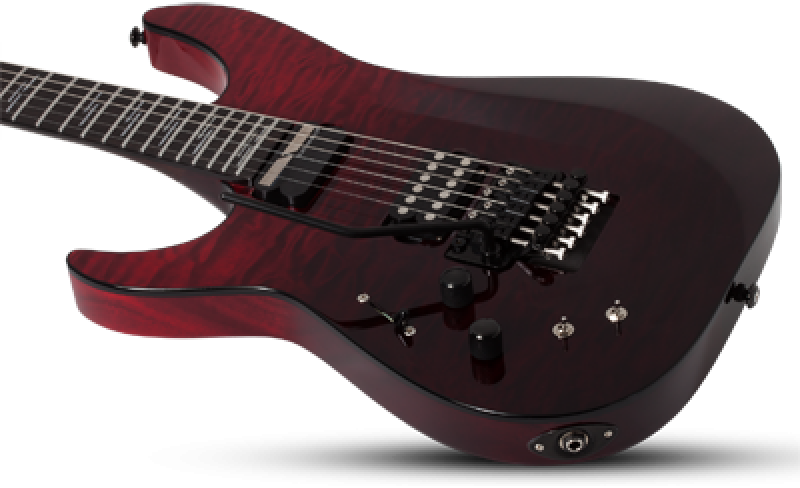 SCHECTER E-Gitarre, Reaper 6 Elite FR S, Blood Burst, Linkshänder