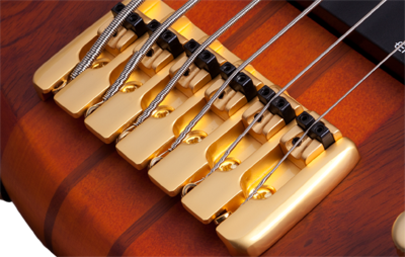 SCHECTER Bassgitarre, Stiletto Studio-6, Honey Satin