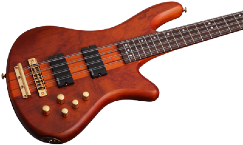 SCHECTER Bassgitarre, Stiletto Studio-8, Honey Satin