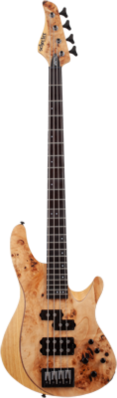 SCHECTER Bassgitarre, Reaper-4, Natural Satin