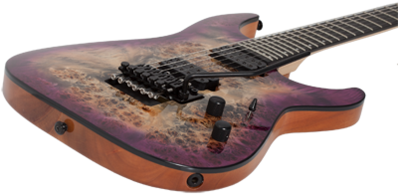 SCHECTER E-Gitarre, C-6 FR Pro, Aurora Burst