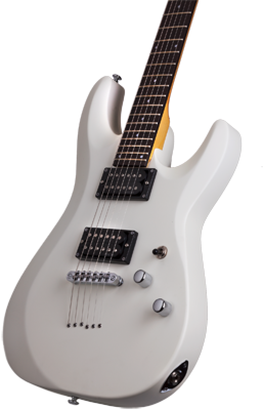 SCHECTER E-Gitarre, C-6 Deluxe, Satin White