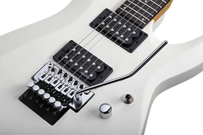 SCHECTER E-Gitarre, C-6 Deluxe FR, Satin White