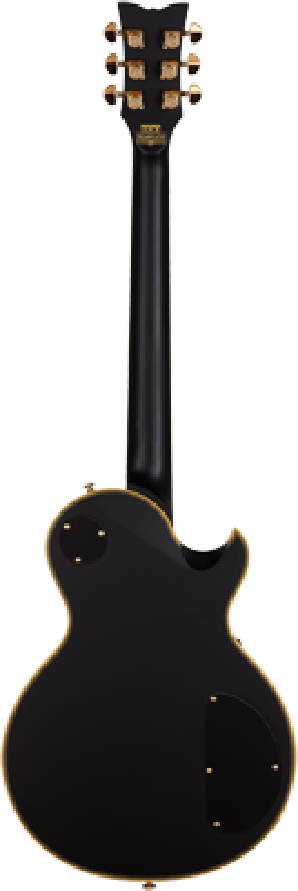 SCHECTER E-Gitarre, Custom Solo-II, Aged Black Satin, Linkshänder